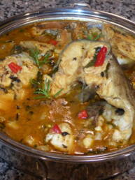 A Plate of Catfish Pepper Soup